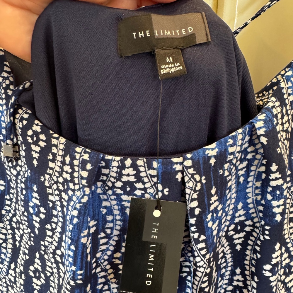 The Limited blue dress- size M - Picture 4 of 8